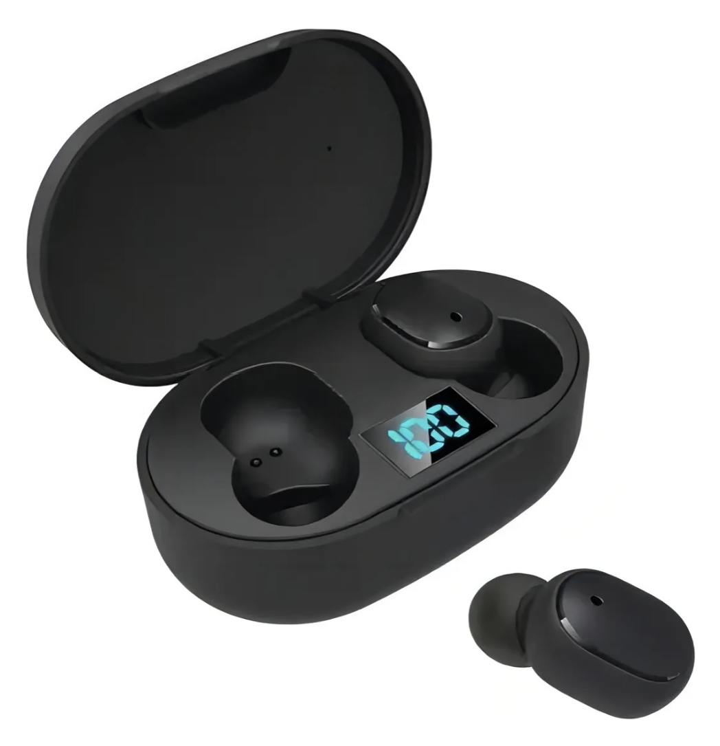 Auriculares Inalámbricos Bluetooth E6s In-ear Color Negro Negro